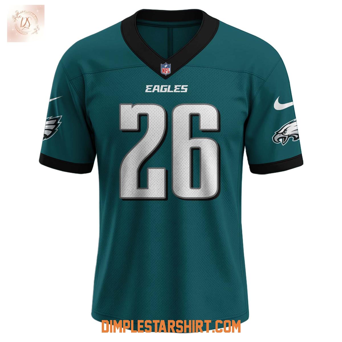 Philadelphia Eagles Saquon Barkley Top Players Of 2025 Football Jersey Philadelphia Eagles Saquon Barkley Top Players Of 2025 Football Jersey