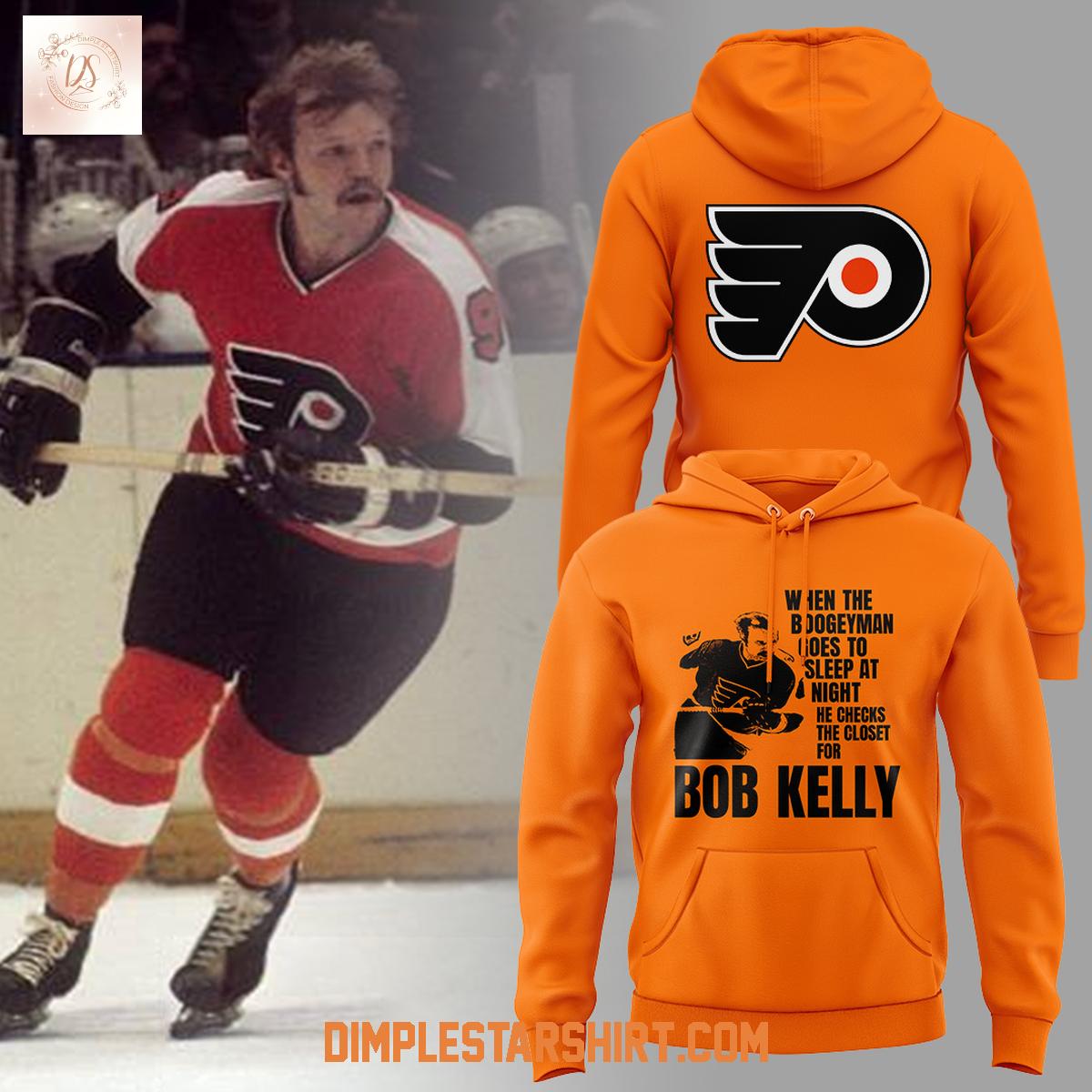 Philadelphia Flyers Bob Kelly Hoodie Shirt Philadelphia Flyers Bob Kelly Hoodie Shirt