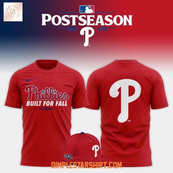 Philadelphia Phillies 2025 MLB Postseason Build For Fall Hoodie Shirt