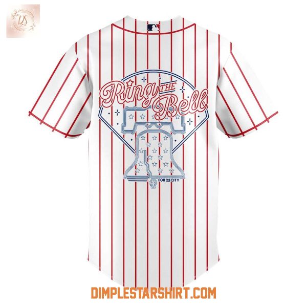 Philadelphia Phillies NL East Champions Ring The Bell 2025 Jersey