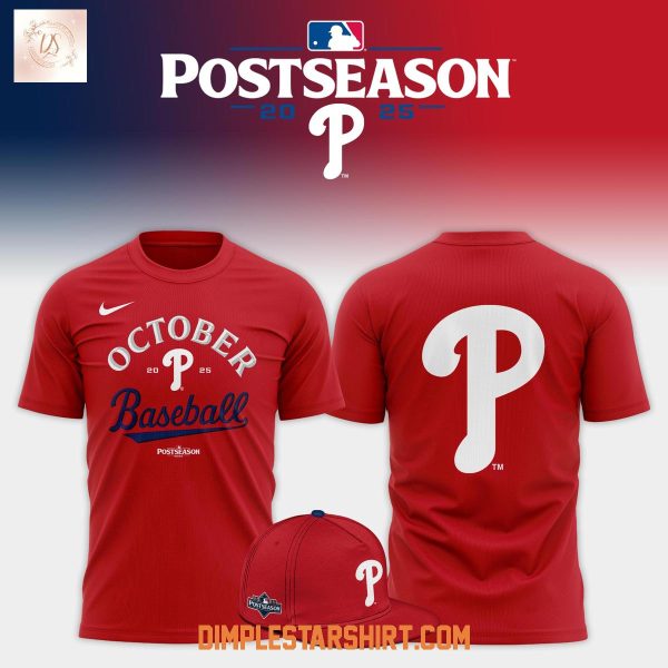 Philadelphia Phillies October 2025 MLB Postseason Hoodie Shirt