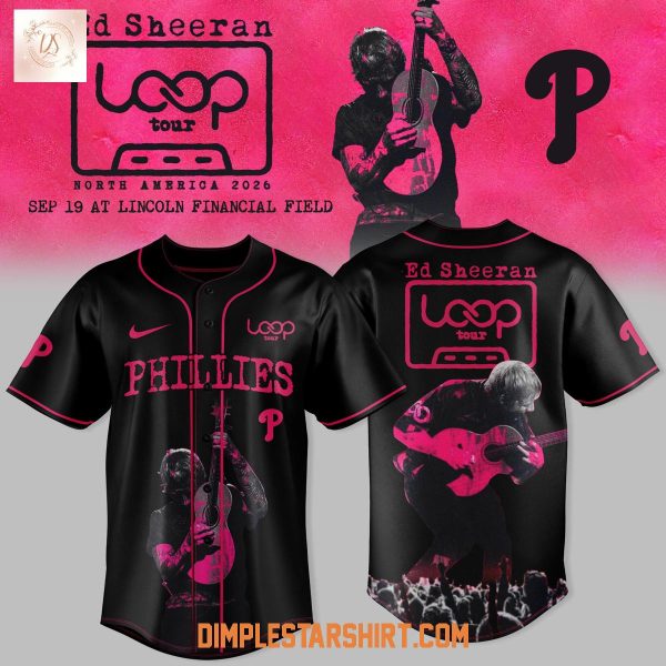 Philadelphia Phillies x Ed Sheeran Loop Tour Jersey
