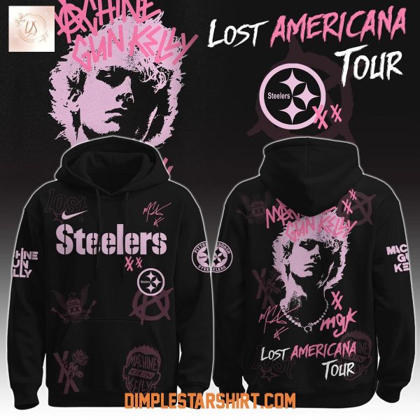 Pittsburgh Steelers x Machine Gun Kelly The Lost Americana Tour 2025 Hoodie Shirt
