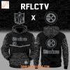 San Francisco 49ers x RFLCTV Black Hoodie Shirt