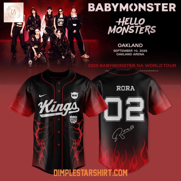 Sacramento Kings x Babymonster NA World Tour 2025 Jersey
