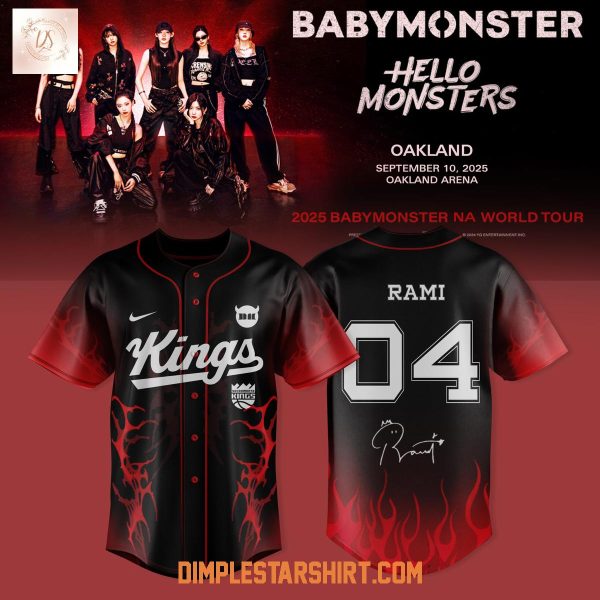 Sacramento Kings x Babymonster NA World Tour 2025 Jersey