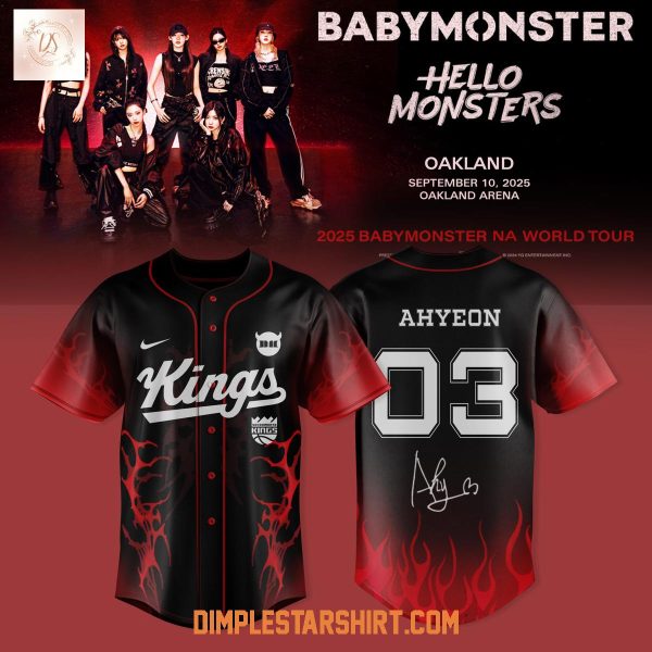 Sacramento Kings x Babymonster NA World Tour 2025 Jersey