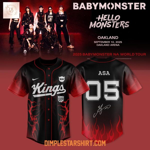Sacramento Kings x Babymonster NA World Tour 2025 Jersey