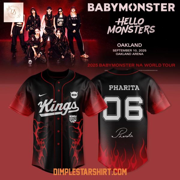 Sacramento Kings x Babymonster NA World Tour 2025 Jersey