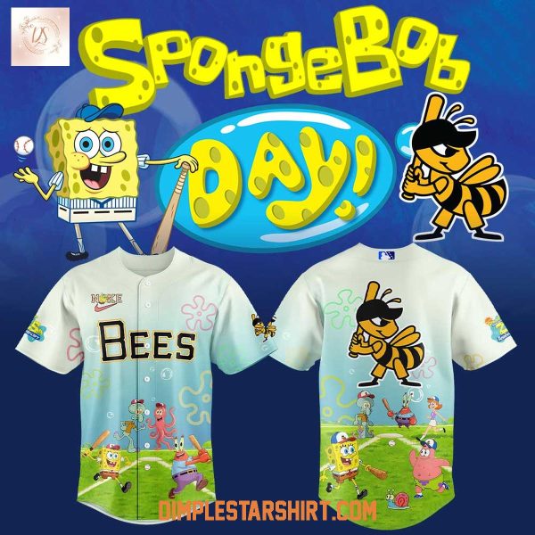 Salt Lake Bees SpongeBob Day Jersey