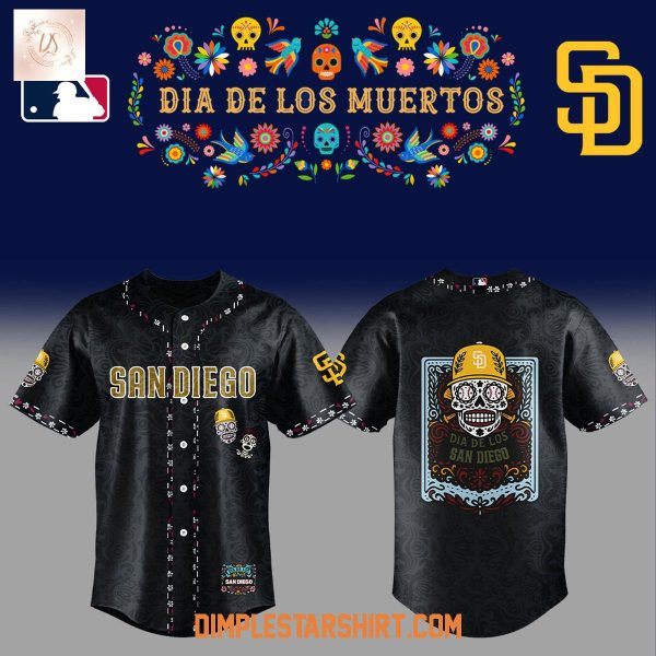 San Diego Padres Dia De Los Muertos Mexico 2025 Jersey