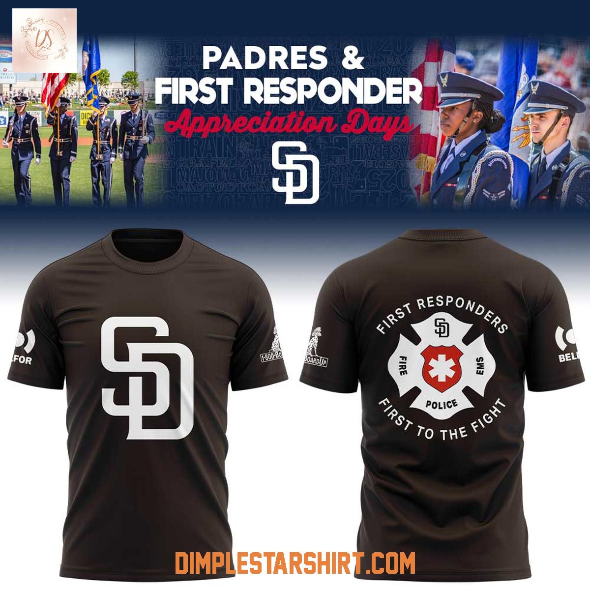 San Diego Padres First Responders Day Shirt San Diego Padres First Responders Day Shirt