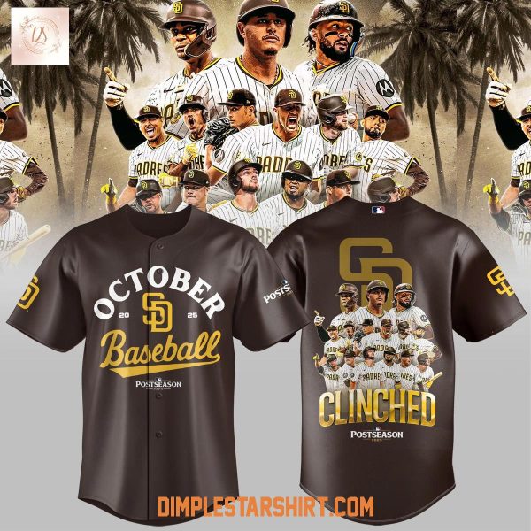 San Diego Padres October 2025 Postseason Jersey
