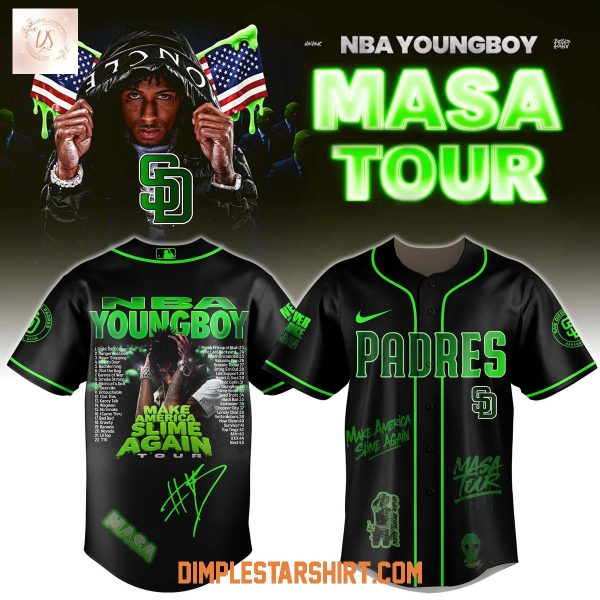 San Diego Padres x YoungBoy Never Broke Again Make America Slime Again Tour Jersey