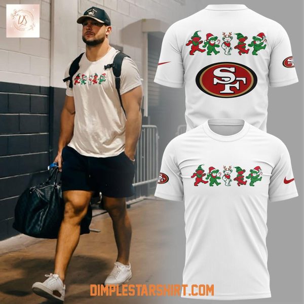 San Francisco 49ers Grateful Dead Dancing Bears Christmas Hoodie Shirt