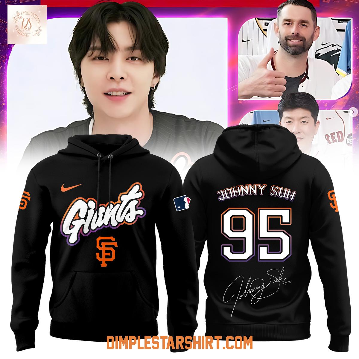 San Francisco Giants x K Pop Johnny Suh Hoodie Shirt San Francisco Giants x K Pop Johnny Suh Hoodie Shirt