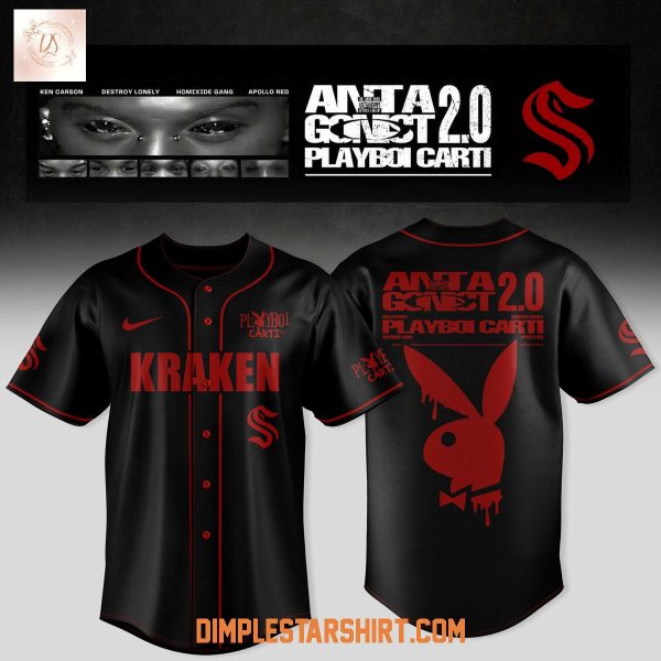 Seattle Kraken x Playboi Carti Antagonist 2.0 Tour 2025 Jersey
