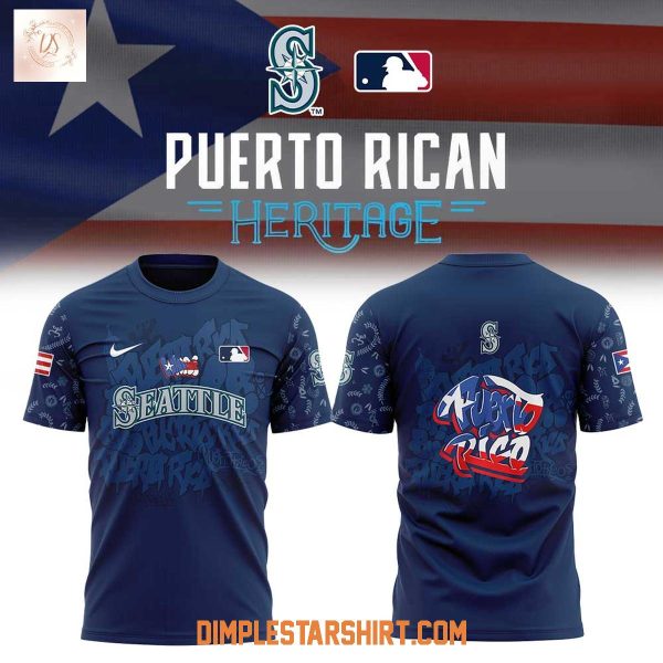 Seattle Mariners Puerto Rican Heritage Hoodie Shirt