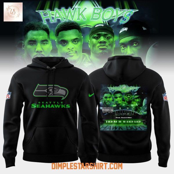 Seattle Seahawks Hawk Boys Trench Warfare Hoodie Shirt