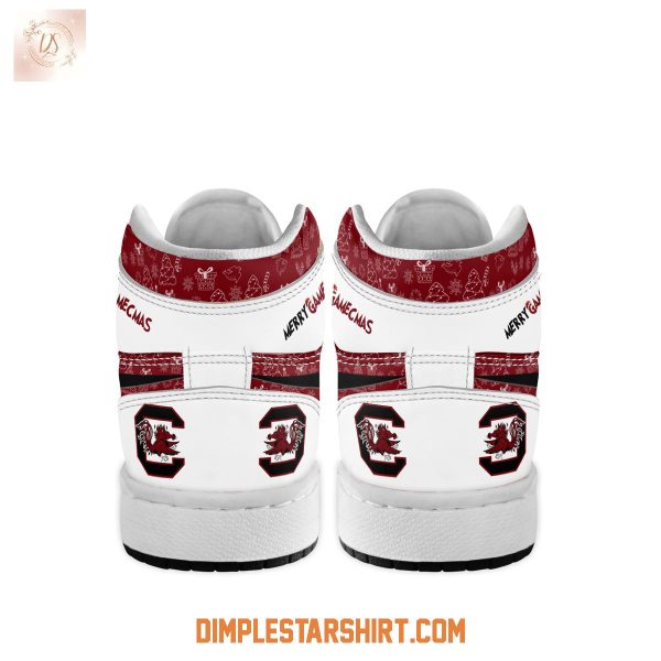 South Carolina Gamecocks The Grinch Merry Christmas Air Jordan 1 Shoes