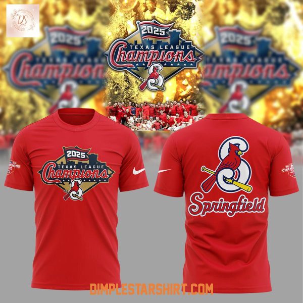 Springfield Cardinals Texas League Champions 2025 Hoodie Shirt