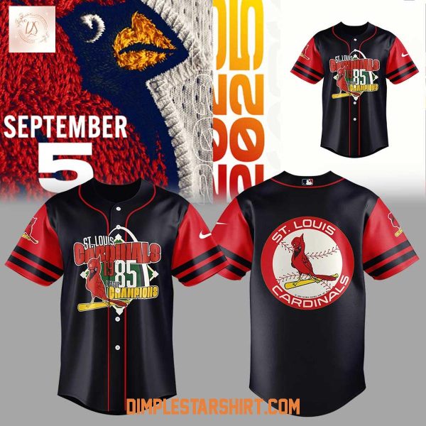 St. Louis Cardinals 80s Night Throwback 1985 Champions Jersey