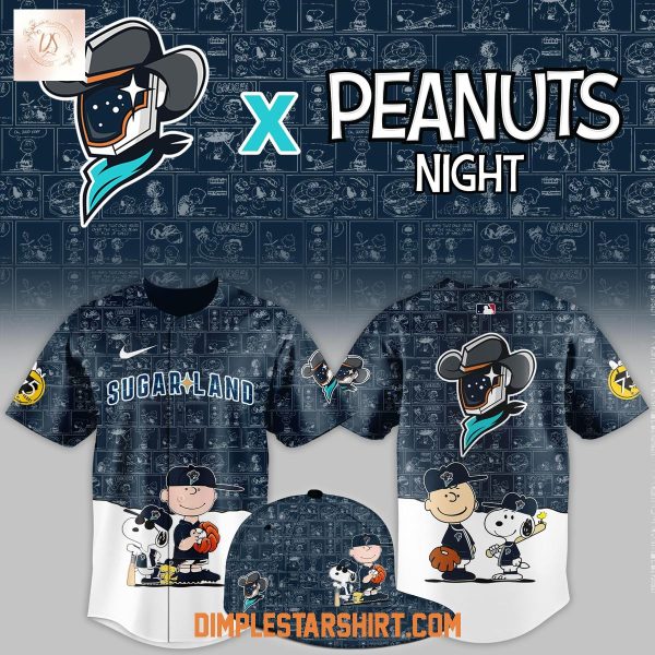 Sugar Land Space Cowboys Snoopy Peanuts Night 2025 Jersey