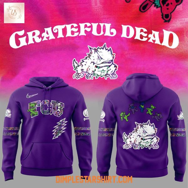 TCU Frogs Celebration Grateful Dead 60 Years 2025 Hoodie Shirt