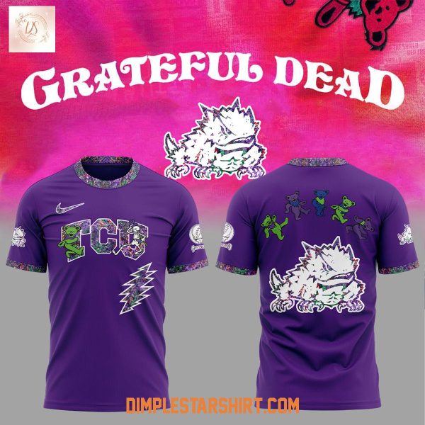 TCU Frogs Celebration Grateful Dead 60 Years 2025 Hoodie Shirt