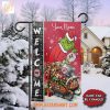 Seattle Seahawks x The Grinch Christmas House Garden Flag