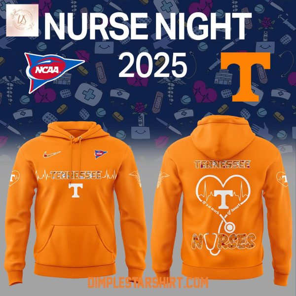 Tennessee Volunteers NCAA Nurses Night 2025 Hoodie Shirt