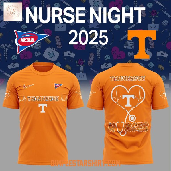 Tennessee Volunteers NCAA Nurses Night 2025 Hoodie Shirt