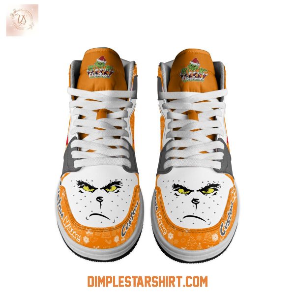 Tennessee Volunteers The Grinch Merry Christmas Air Jordan 1 Shoes