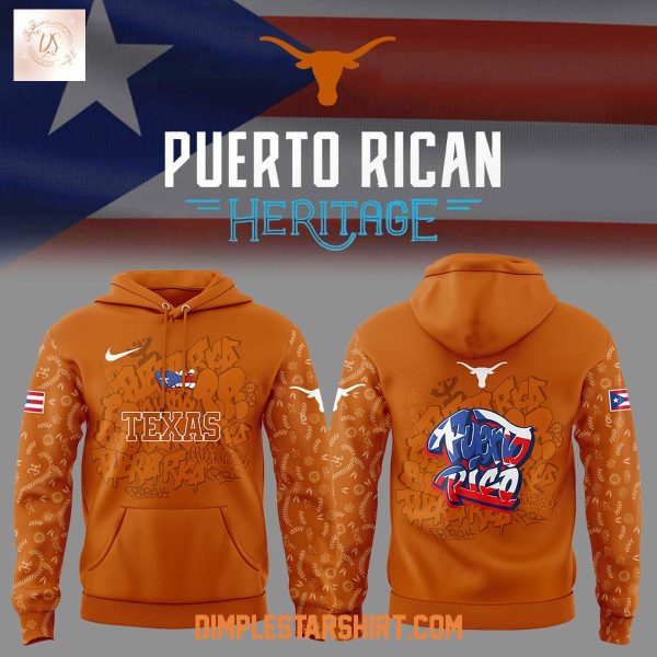 Texas Longhorns Puerto Rican Heritage Hoodie Shirt