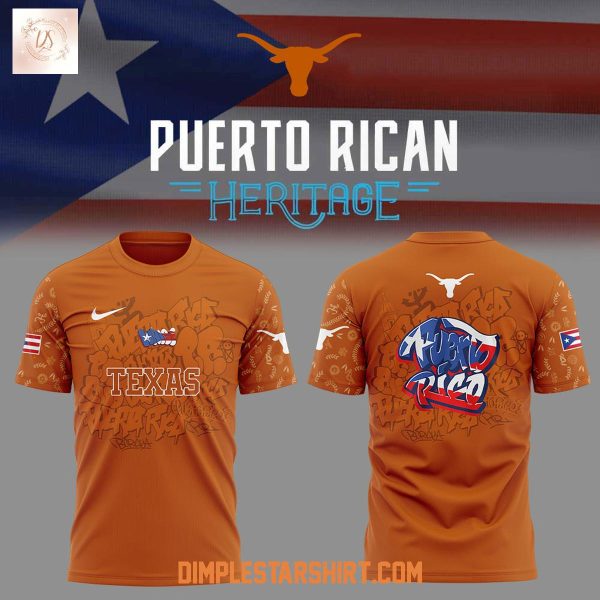 Texas Longhorns Puerto Rican Heritage Hoodie Shirt
