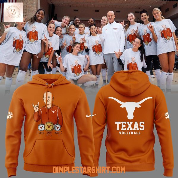Texas Longhorns Volleyball Coach Jerrittelliott Hoodie Shirt