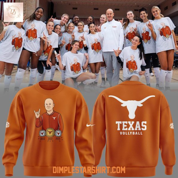 Texas Longhorns Volleyball Coach Jerrittelliott Hoodie Shirt