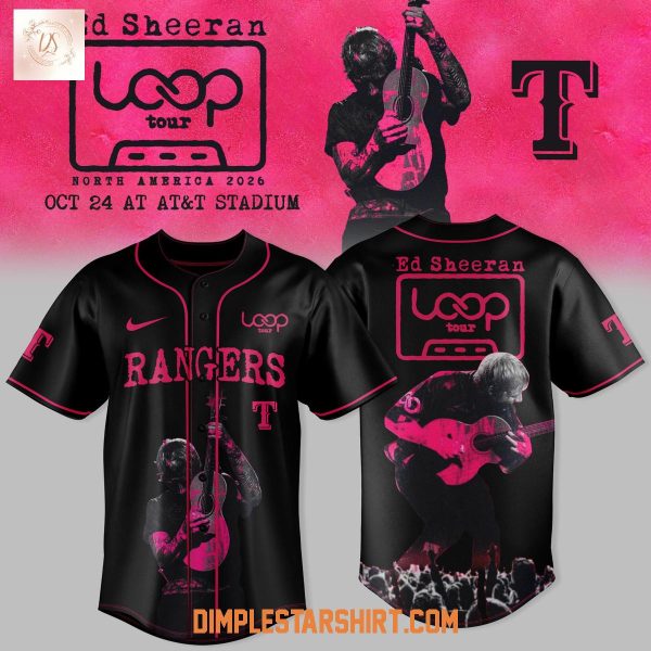 Texas Rangers x Ed Sheeran Loop Tour Jersey