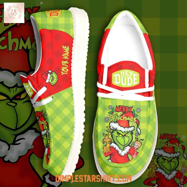 The Grinch Merry Christmas Hey Dude Shoes