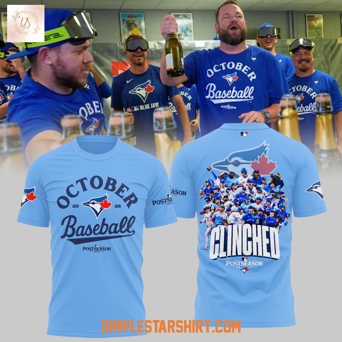 Toronto Blue Jays October Postseason 2025 Hoodie Shirt Toronto Blue Jays October Postseason 2025 Hoodie Shirt