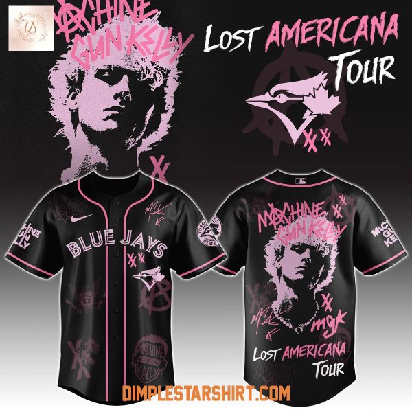 Toronto Blue Jays x Machine Gun Kelly The Lost Americana Tour Jersey