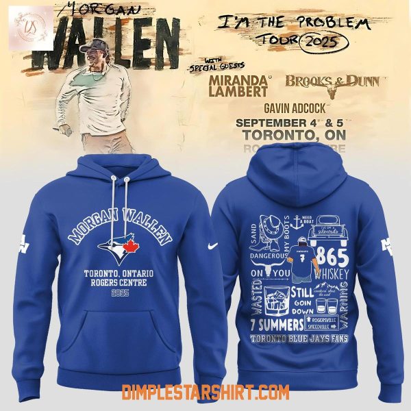 Toronto Blue Jays x Morgan Wallen Tour 2025 Hoodie Shirt