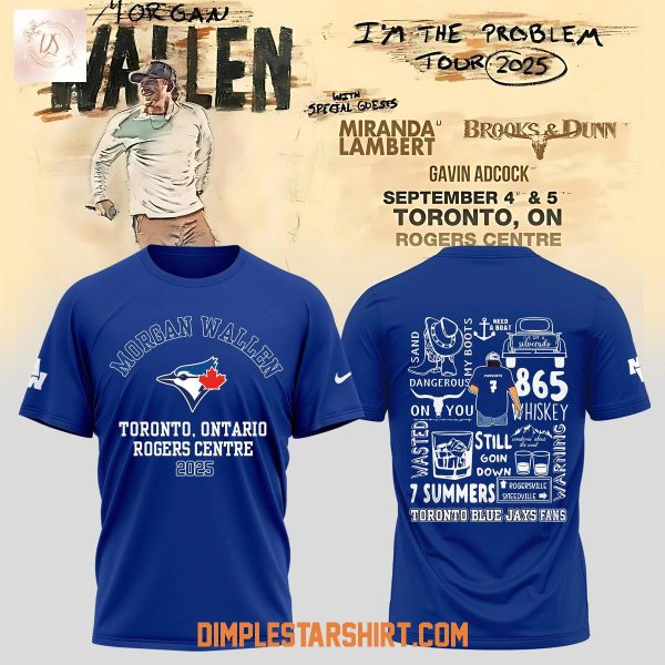 Toronto Blue Jays x Morgan Wallen Tour 2025 Hoodie Shirt