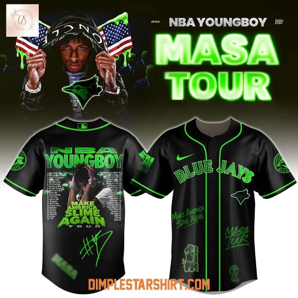 Toronto Blue Jays x YoungBoy Never Broke Again Make America Slime Again Tour Jersey