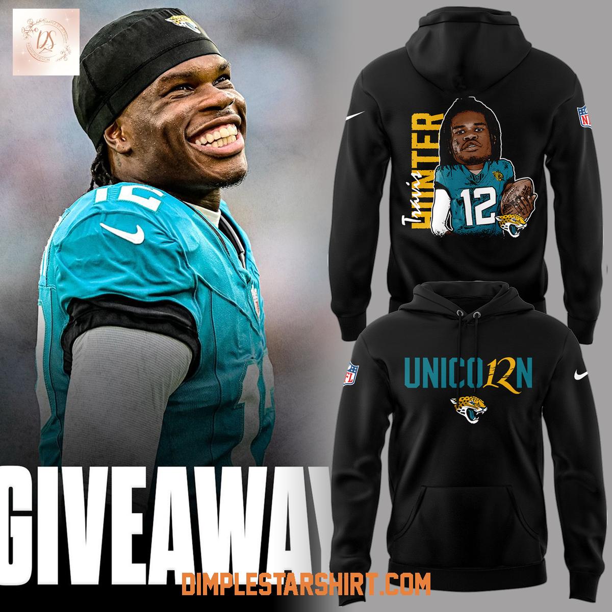 Travis Hunter Jacksonville Jaguars Unicorn Hoodie Shirt Travis Hunter Jacksonville Jaguars Unicorn Hoodie Shirt