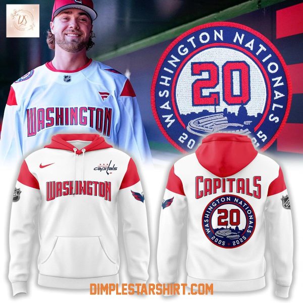 Washington Capitals Natitude In All Cap 20 Years Hoodie Shirt