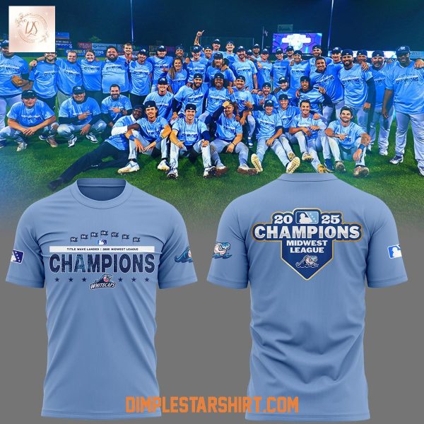 West Michigan Whitecaps Midwest League 2025 Champions Hoodie Shirt