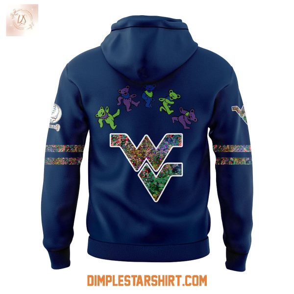 West Virginia Mountaineers Celebration Grateful Dead 60 Years 2025 Hoodie Shirt