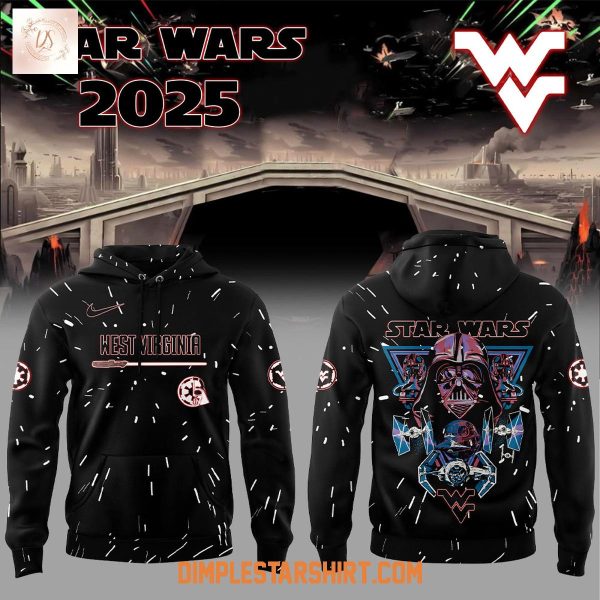 West Virginia Mountaineers Star War Darth Vader 2025 Hoodie Shirt