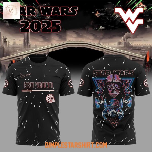 West Virginia Mountaineers Star War Darth Vader 2025 Hoodie Shirt